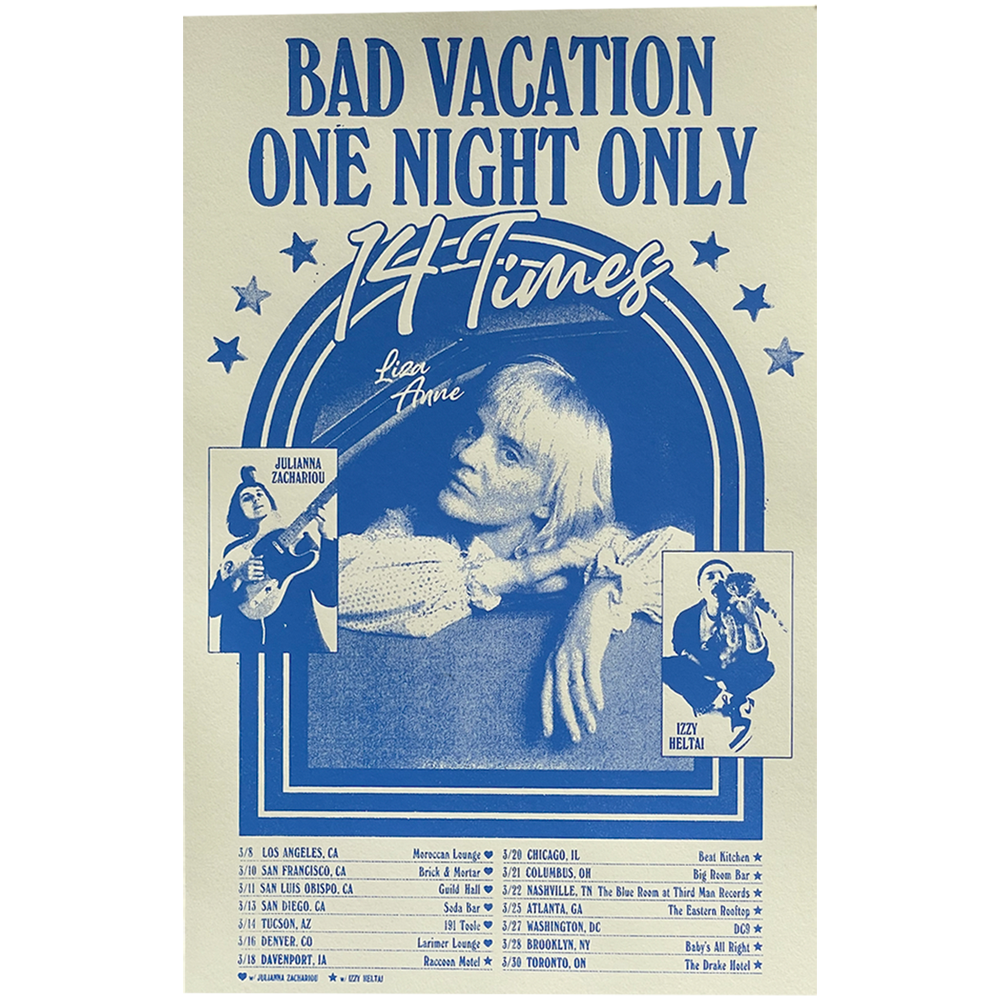 One Night Only Tour Poster – Liza Anne