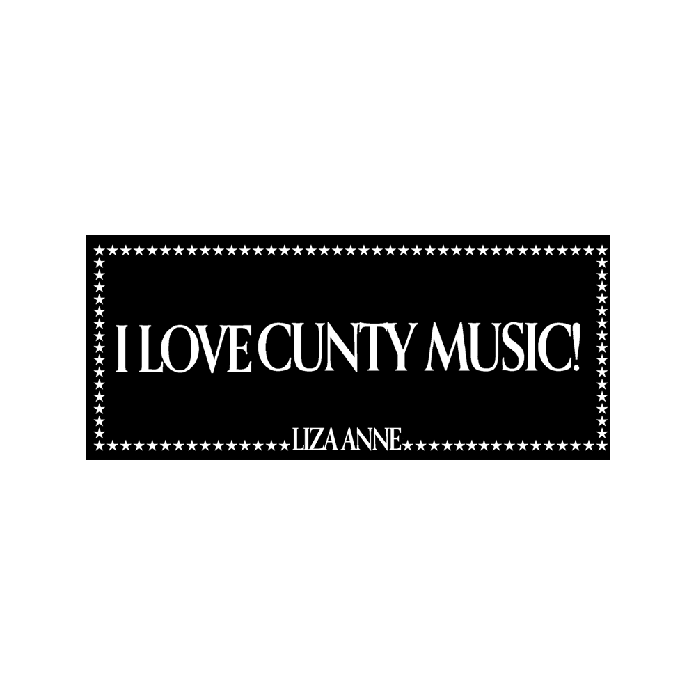 I Love Cunty Music! Bumper Sticker