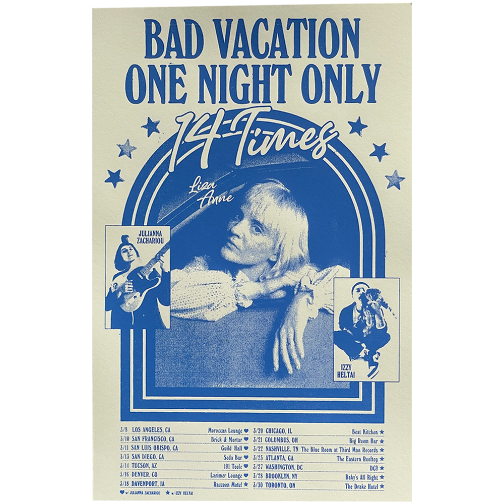 One Night Only Tour Poster